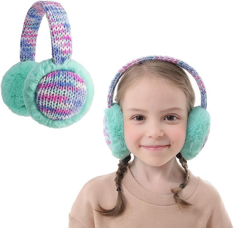 KEEPFLY Store Kids Girls Winter Earmuffs Warm Cute Plush Cat Ears Muffs Toddler Boys Ear Warmer Outdoor Ear Covers - Image 1